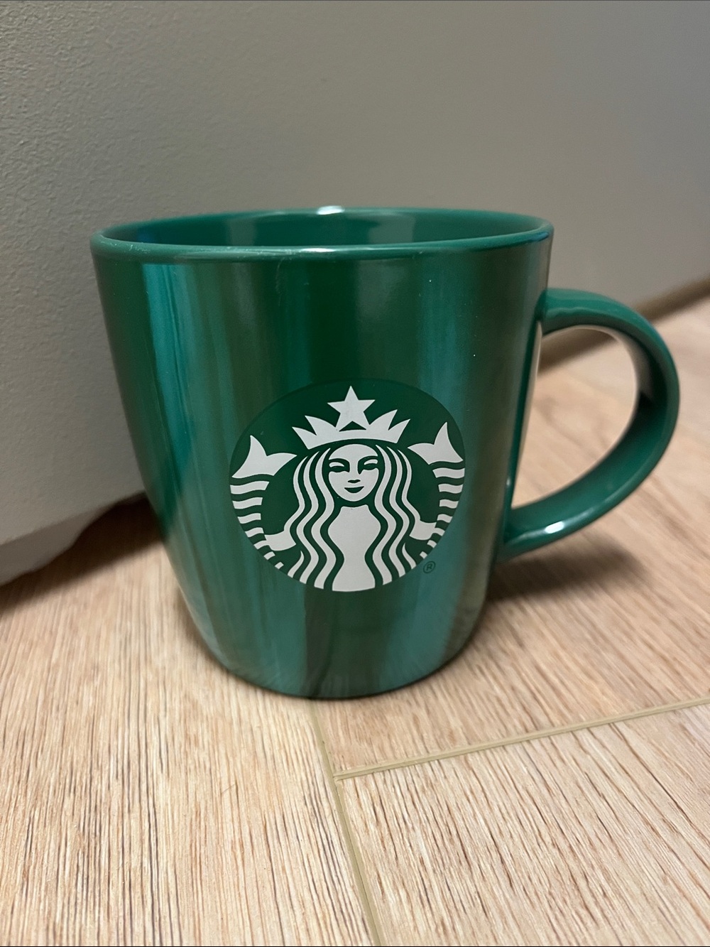 Starbucks Emerald Green Ceramic Logo Mug